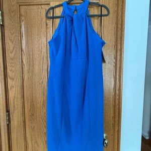 NWT Julia Jordan Vibrant Blue Sheath Dress